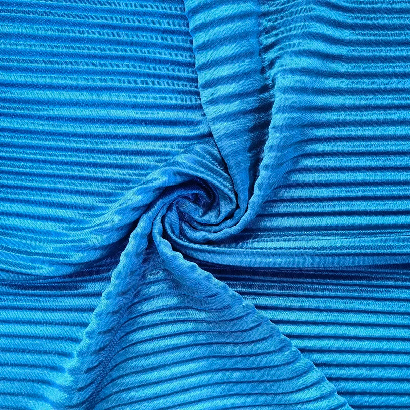 Pleated Ice Silk  Elastic Waist Casual Pants