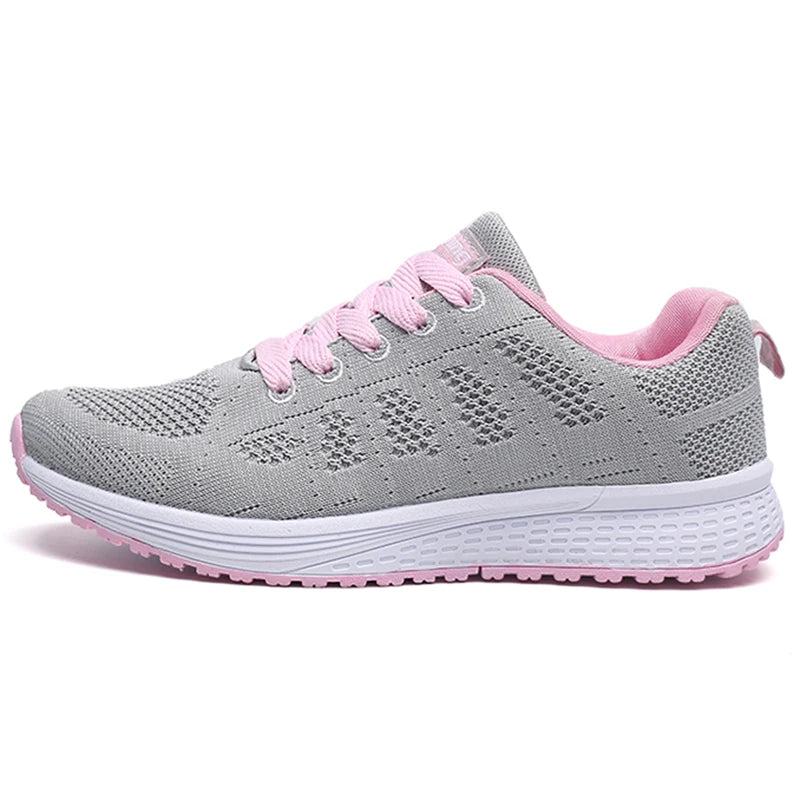 Casual Fashion Breathable Walking  Flat Sneakers