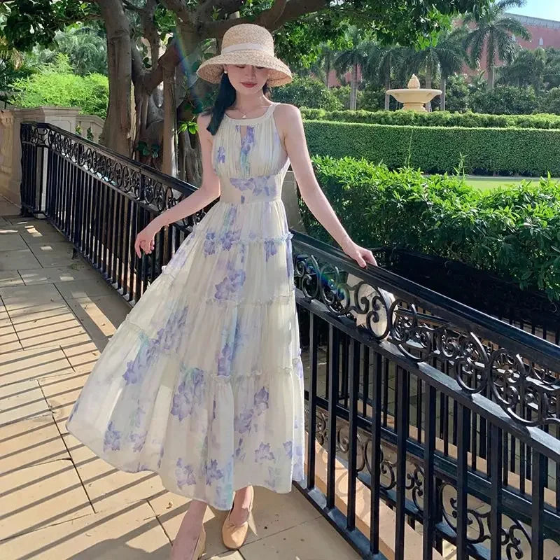 Sundress Off Shoulder Sleeveless Maxi