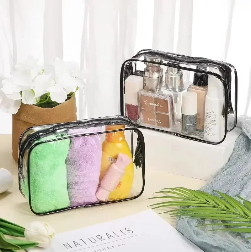 1/20pcs Transparent Makeup Cosmetic Bag Beauty Case