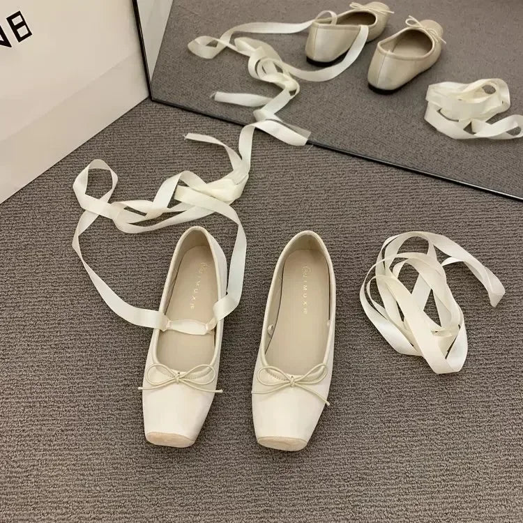 Flats Bow Toe Shoes Designer Walking Sandals