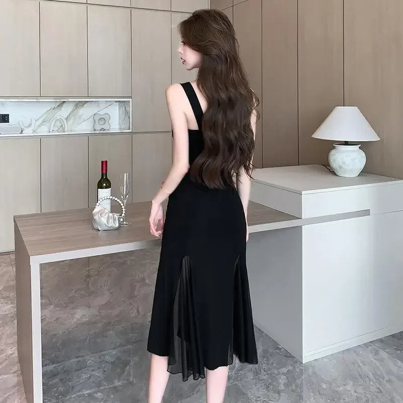 Maxi Evening Black Sundress