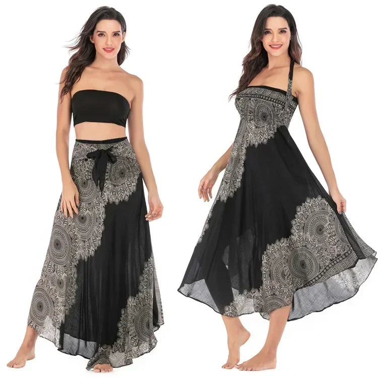 Long Skirts Boho Vintage