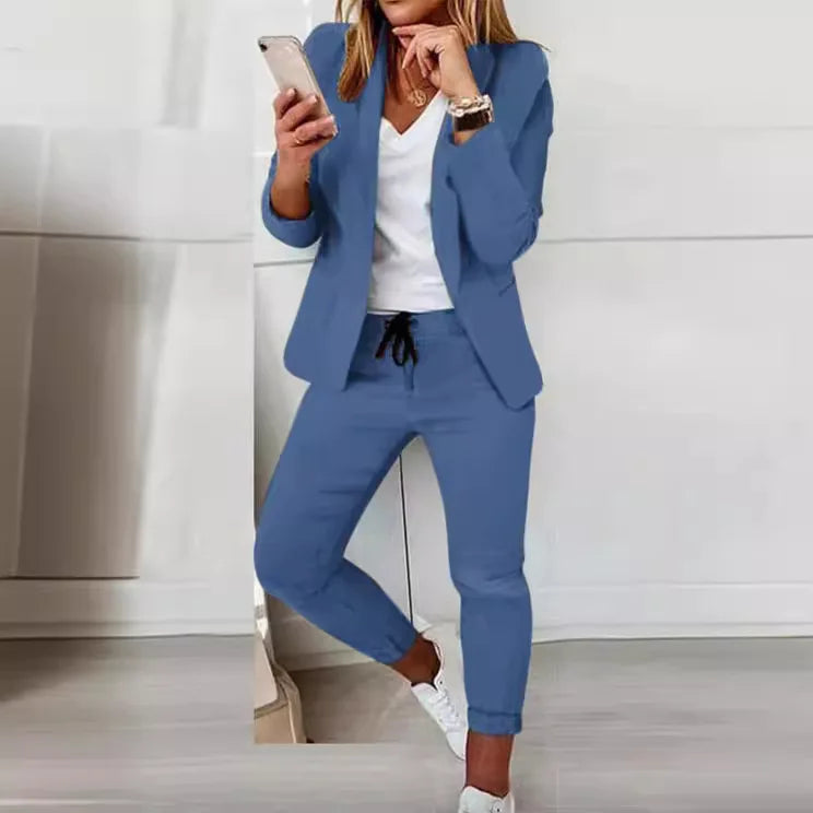 Two Pieces Sets Blazers Coat And Pants