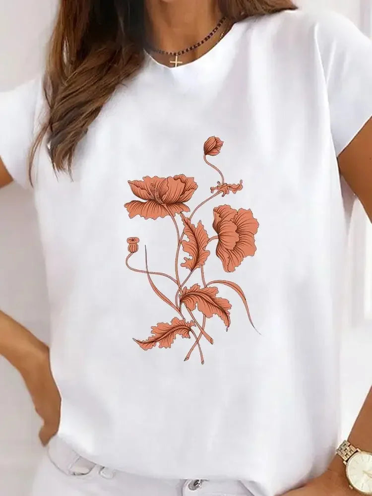 Sunflower Style Trend  Fashion Graphic Sleeve