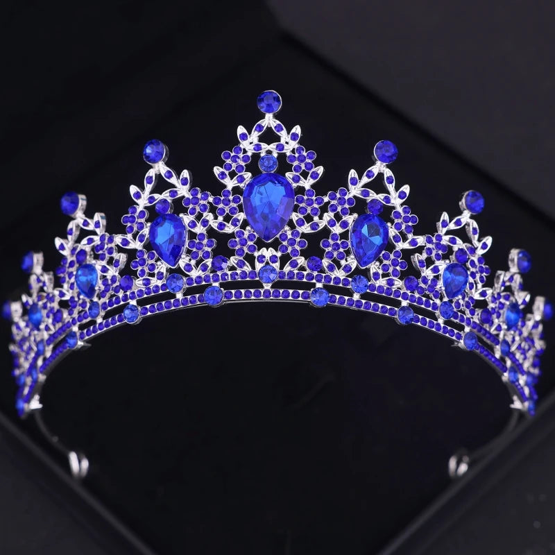 Wedding Hair Tiara Crown Silver Color Tiaras