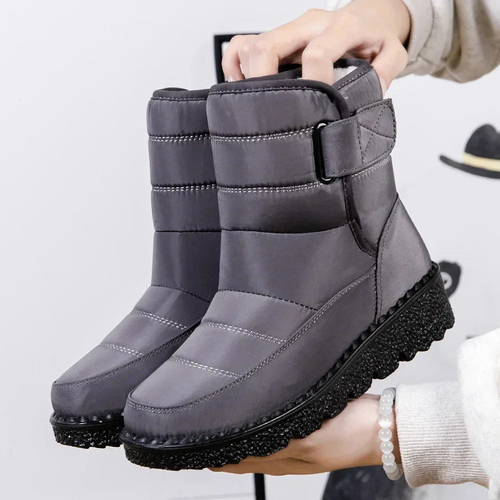 Waterproof Winter Boots  Platform,  Warm Cotton