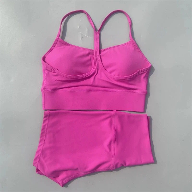 Yoga Set short Legging Sport Bra