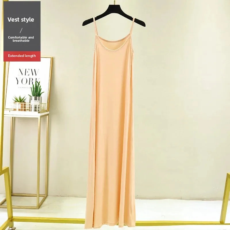 Plus Size Long Thin Underdress  Ankle-length